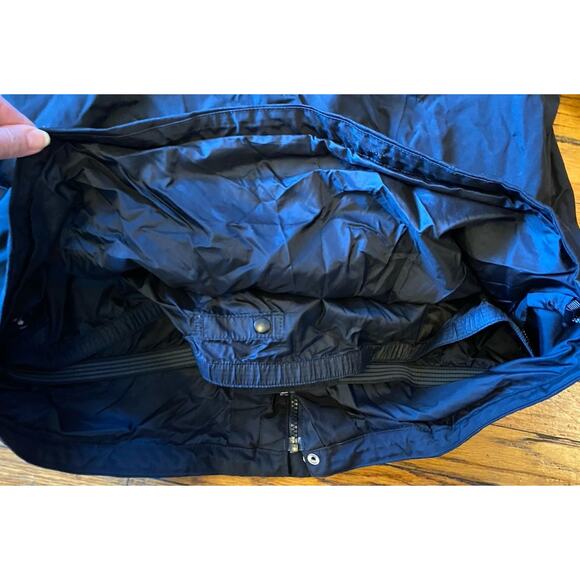 North Face Jacket Womens L Black HyVent Detach Hood Waterproof Rain Outdoor Coat - Picture 3 of 16